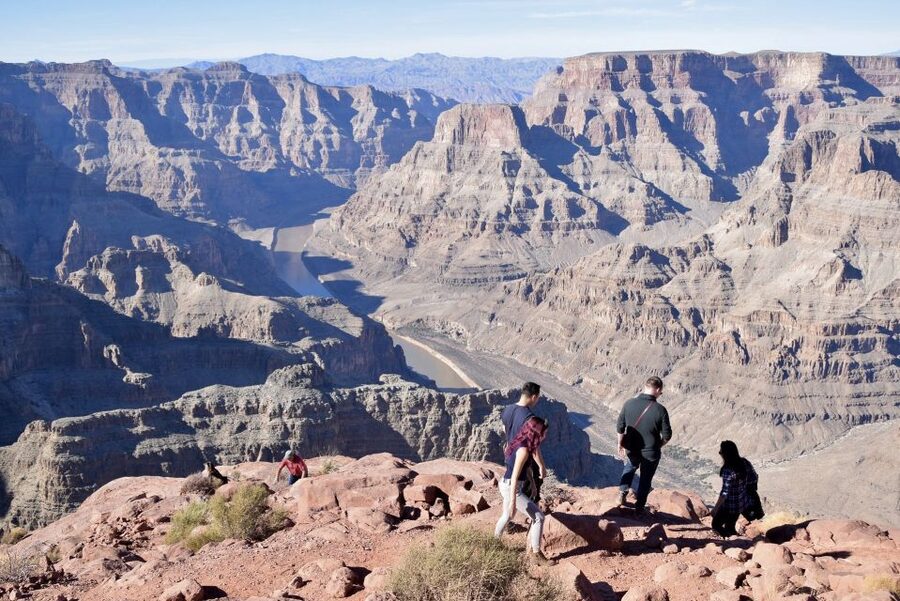 Small Group Grand Canyon West Rim, Skywalk & Hoover Dam Tour - Lunch with a canyon view