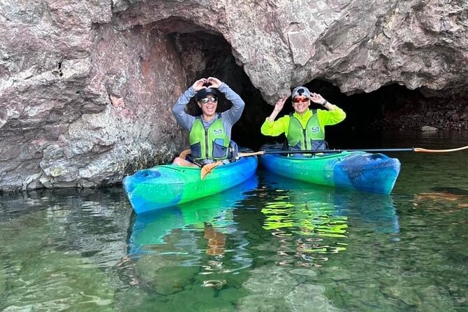 Small Group Guided Colorado River & Emerald Cave Kayak Tour - A swim stop adds the fun factor