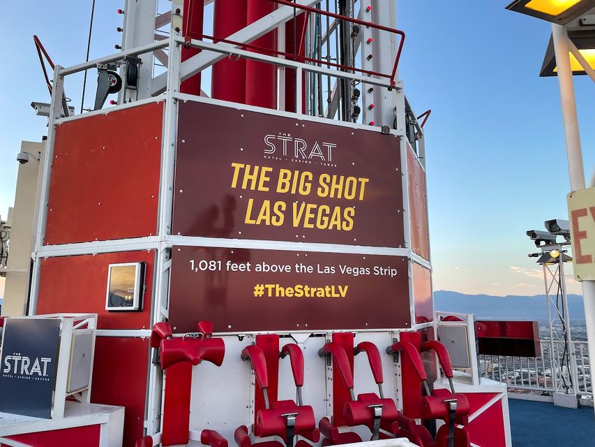 STRAT Tower Thrill Rides Admission - Timing, check-in, and the cold-weather issue