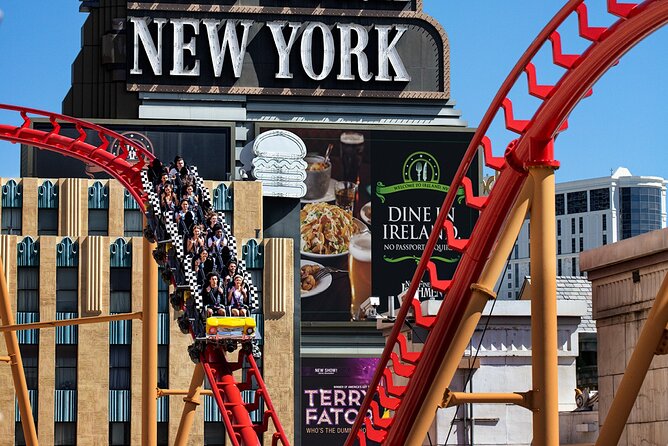 The Big Apple Coaster at New York New York Hotel and Casino - The ride itself: speed, height, and force