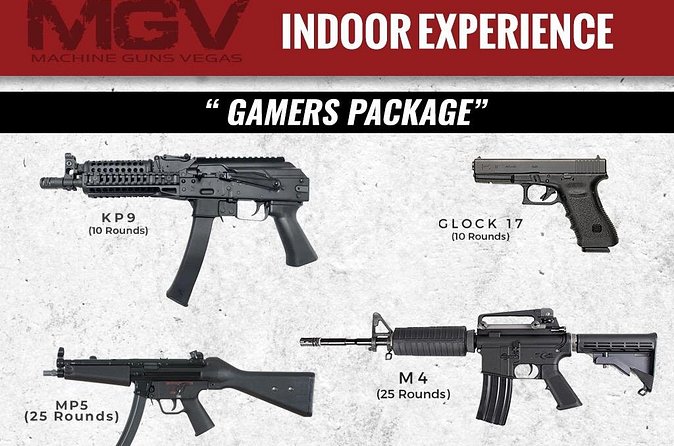 The Gamers Shooting Experience in Las Vegas - Transport Needs a Phone Call Before You Go