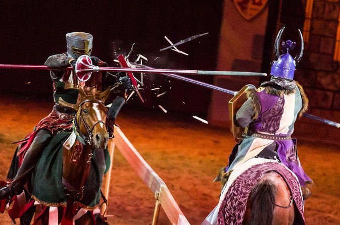 Tournament of Kings Dinner and Show at Excalibur Hotel and Casino - Horses, jousting, and real steel in the arena