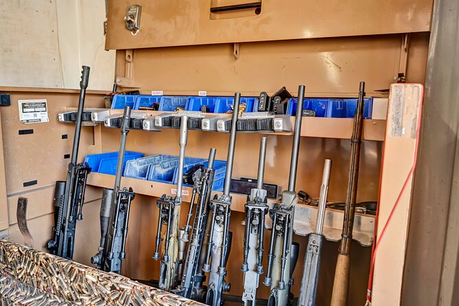 Ultimate 4 Gun Shooting Experience in Las Vegas - The gun collection adds a movie-set feel
