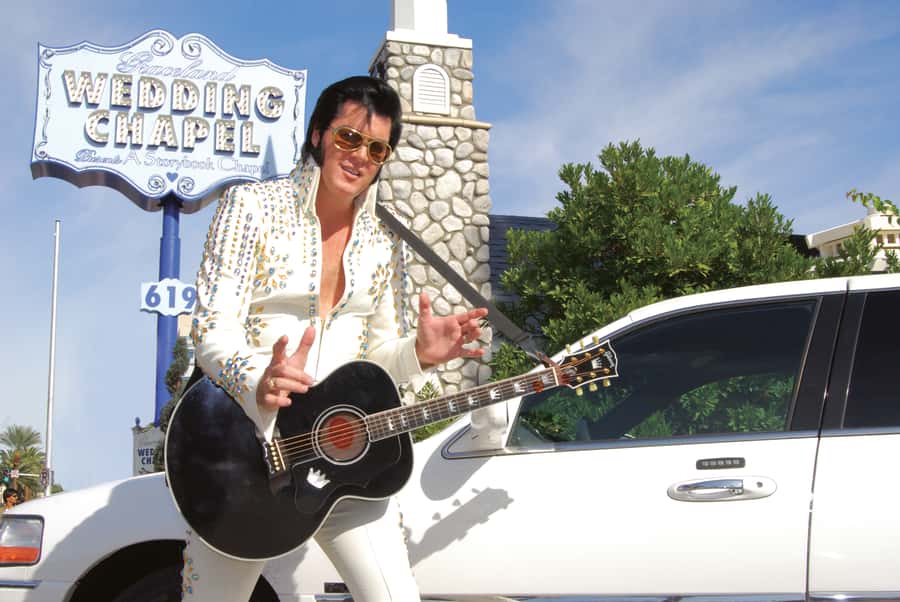 Vegas: Elvis-Themed Graceland Chapel Wedding or Vow Renewal - The Elvis ceremony itself