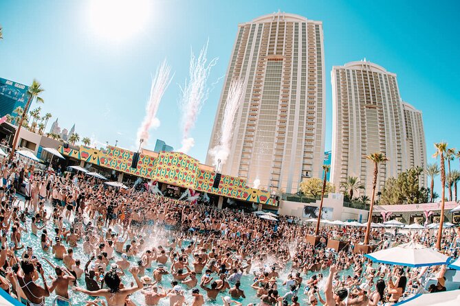VIP Vegas Pool Crawl: Drinks, Entry & Party Bus - Meeting at Daylight Beach Club at noon