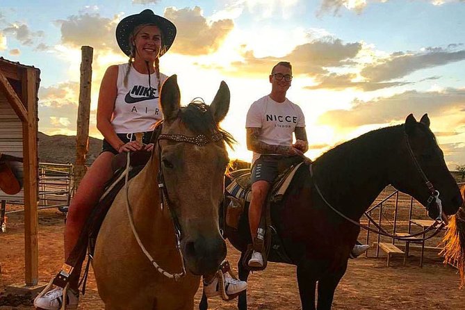 Wild West Sunset Horseback Ride with Dinner from Las Vegas - Leaving the Las Vegas Strip behind