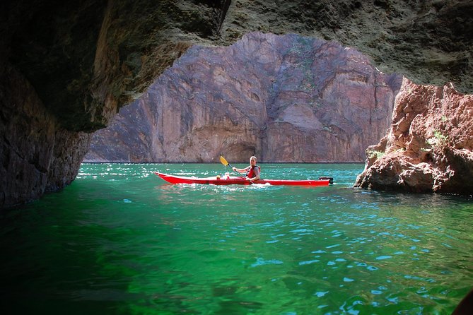 Willow Beach Colorado River Kayak Day Trip with Lunch - Paddling into Emerald Cave